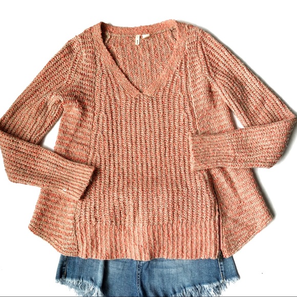 Anthropologie Sweaters - [Anthropologie] Zipped Stitch Pullover Size M